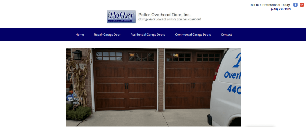  POTTER OVERHEAD DOOR INC
