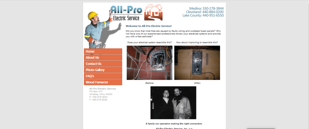  ALL PRO ELECTRIC SERVICE
