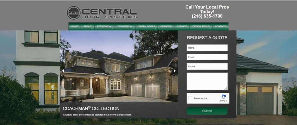  CENTRAL DOOR SYSTEMS
