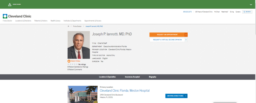  Joseph P. Iannotti, MD, PhD
